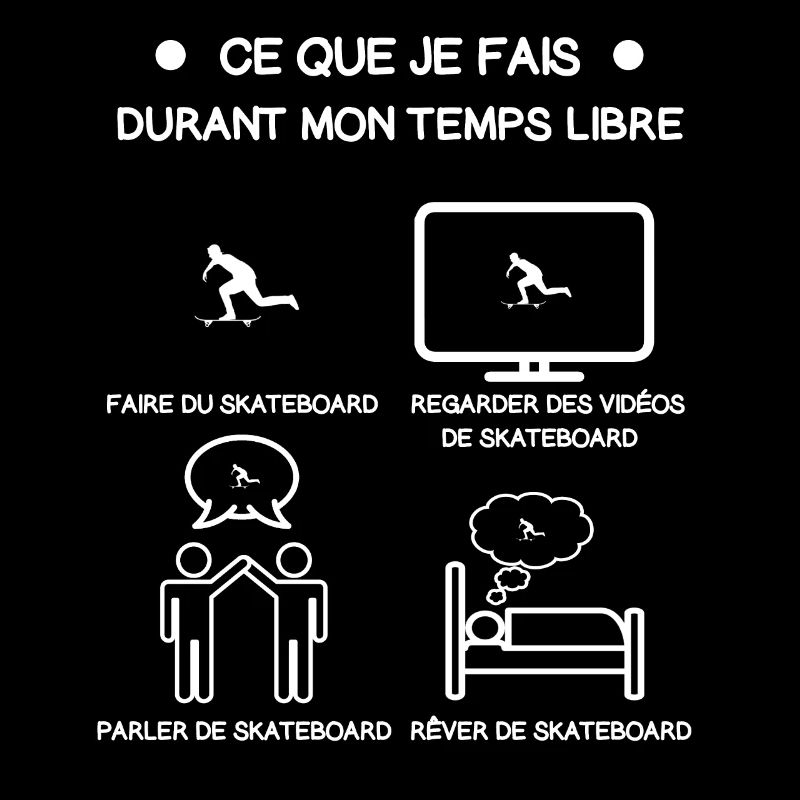 cadeau skateboard temps libre