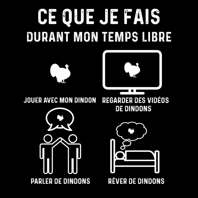 dindon temps libre cadeau