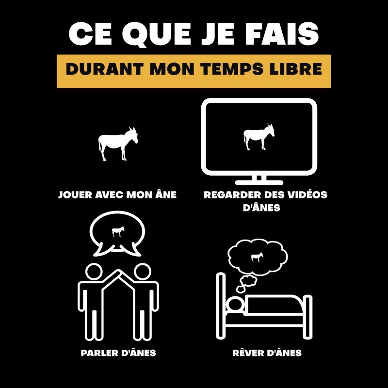 cadeau âne temps libre
