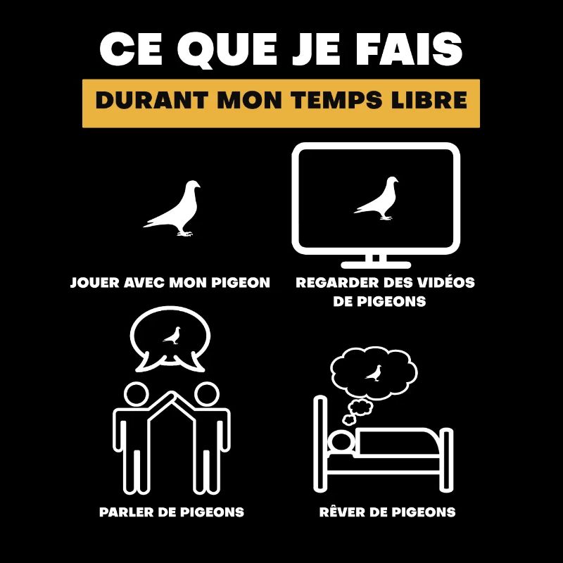 cadeau pigeon temps libre