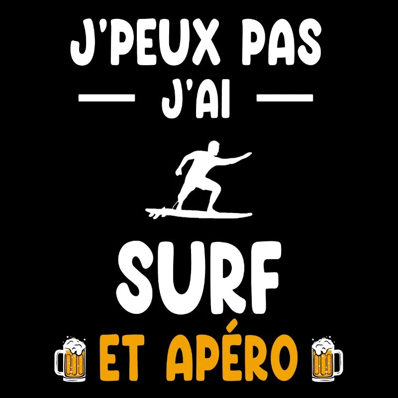surfer I can't I surf man aperitif