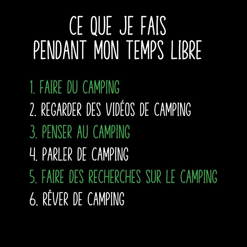 Camping Temps Libre Idée Cadeau Pour Campeur