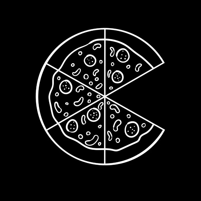 Partnerlook Pizza Stück Geschenk