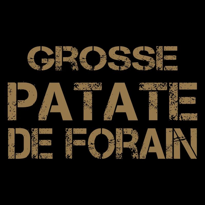 Grosse Patate de Forain ocre