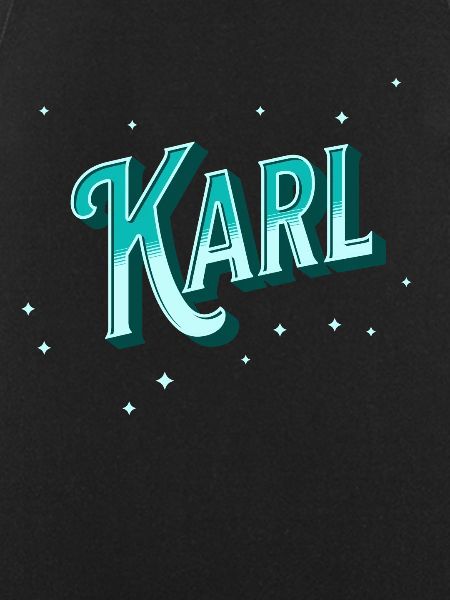 Karl name personalized