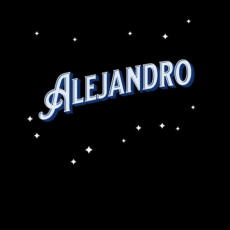 Alejandro name personalized