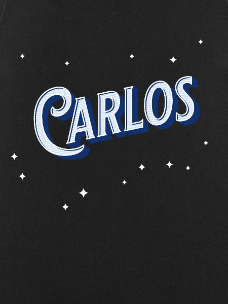 Carlos name personalized