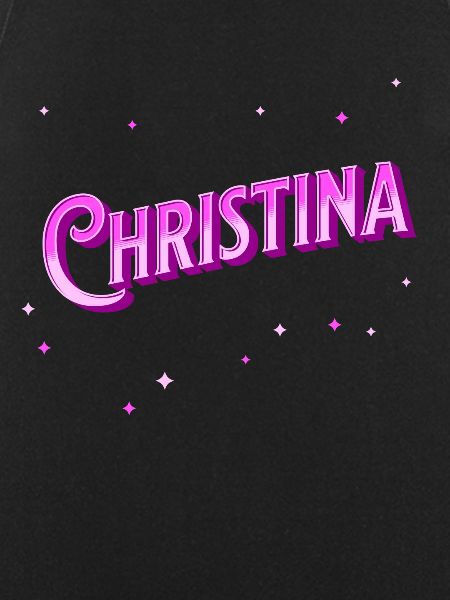 Christina's name personalized