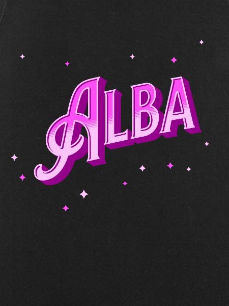 Alba name personalized