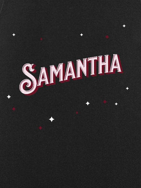Samantha's name personalized