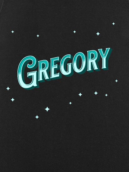 Gregory name personalized
