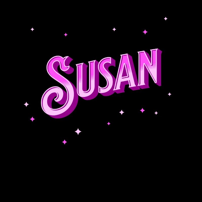 Susan's name personalized