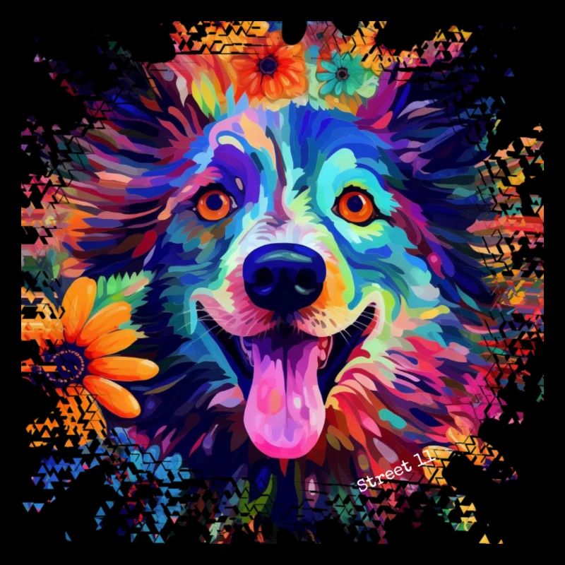 Multicolor dog