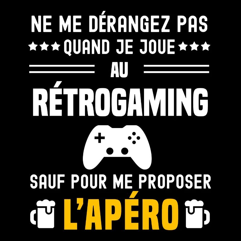 rétrogaming ne dérangez pas sauf apéro