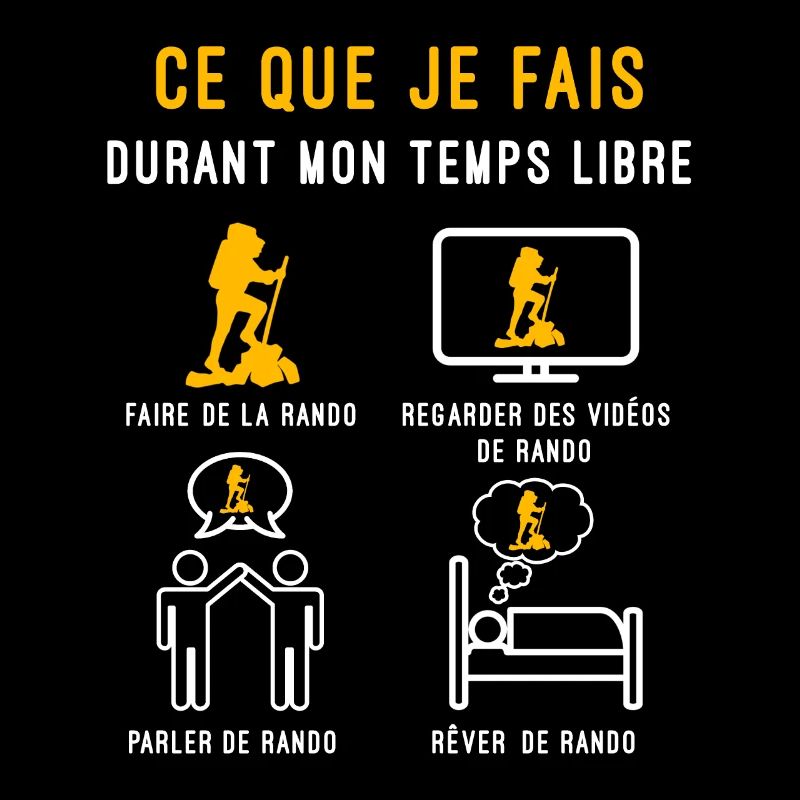 rando temps libre cadeau randonneur