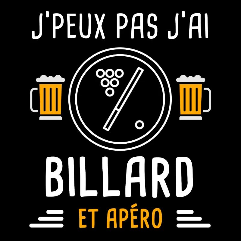 je peux pas j'ai billard queue apéro cadeau