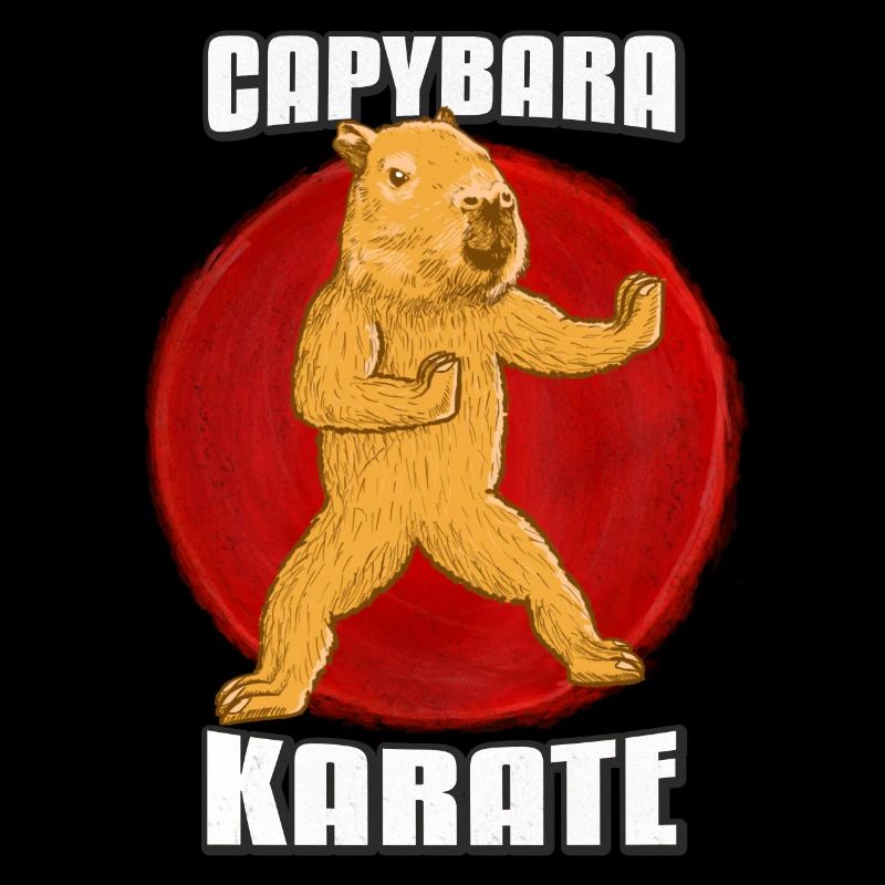 Combattants de karaté Capybara