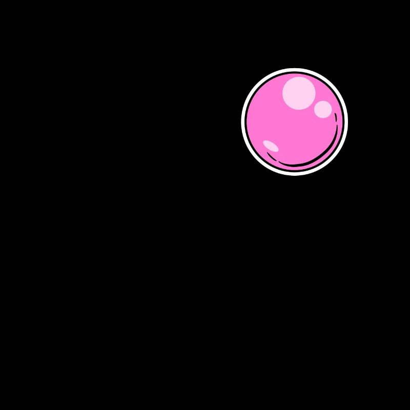 Bubble gum bubble gum bubble rétro style pop art comique