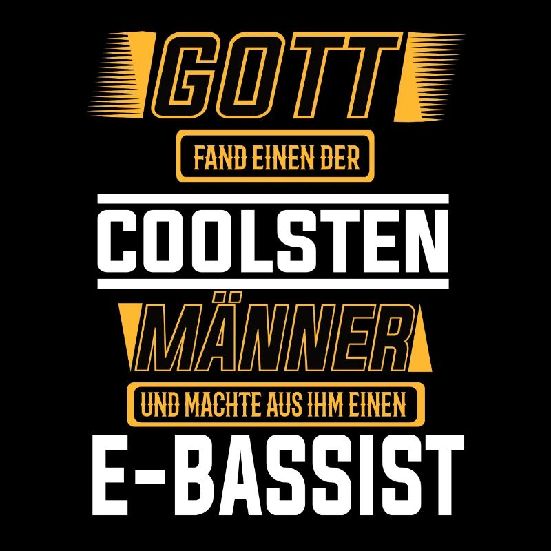 E-Bassist, einer der coolsten Männer der Welt