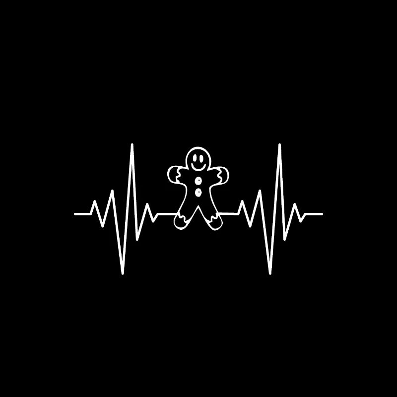 My Heart Sleeps for Gingerbread Man Design