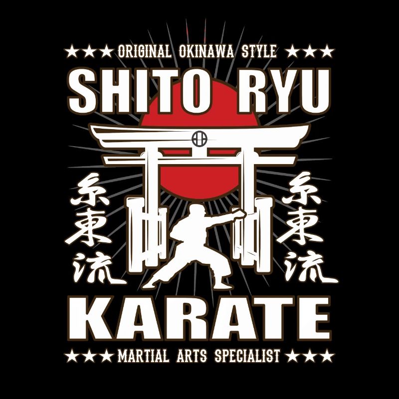 Conception d’arts martiaux Shito Ryu cool avec kanji