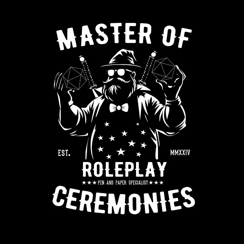 Jeu de rôle de maître de jeu, maître de cérémonie