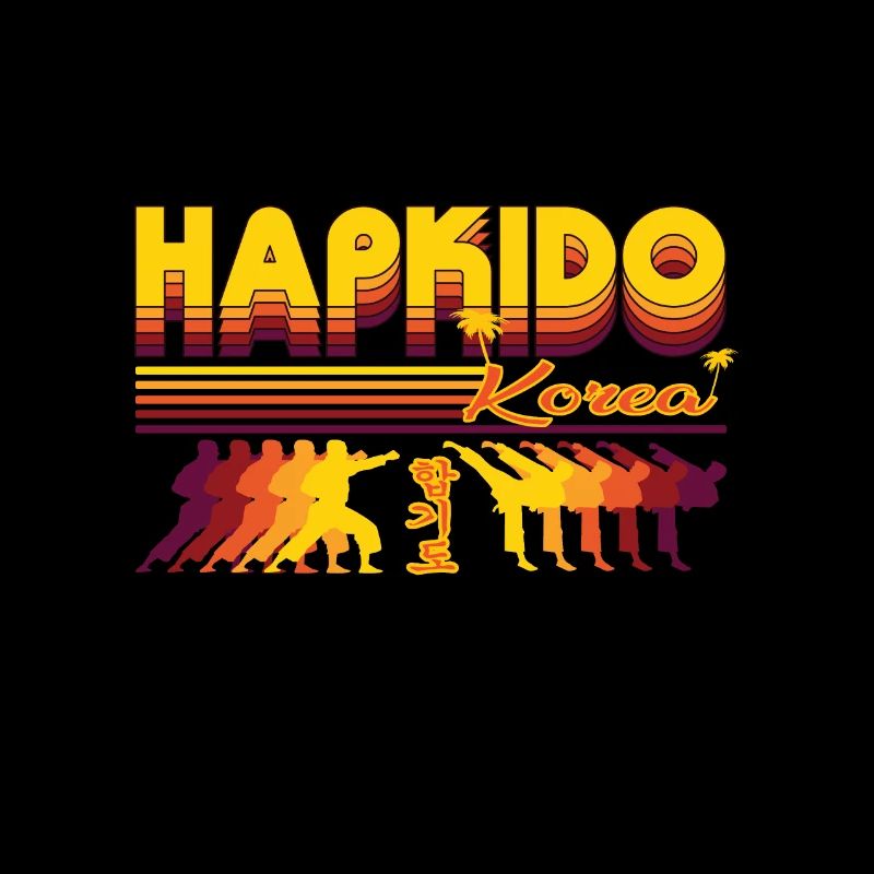 Cool Hapkido Retro Design