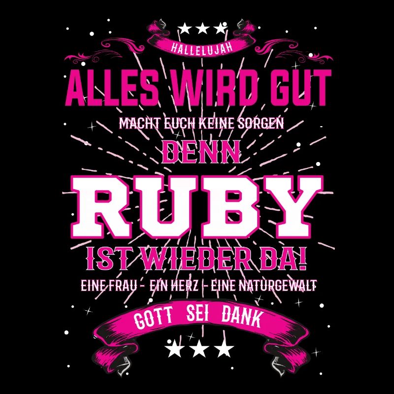 Alles wird gut denn Ruby Ist da Outfit