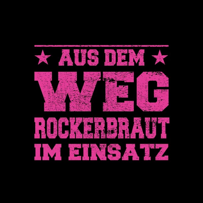 Aus dem Weg Rockerbraut im Einsatz Design