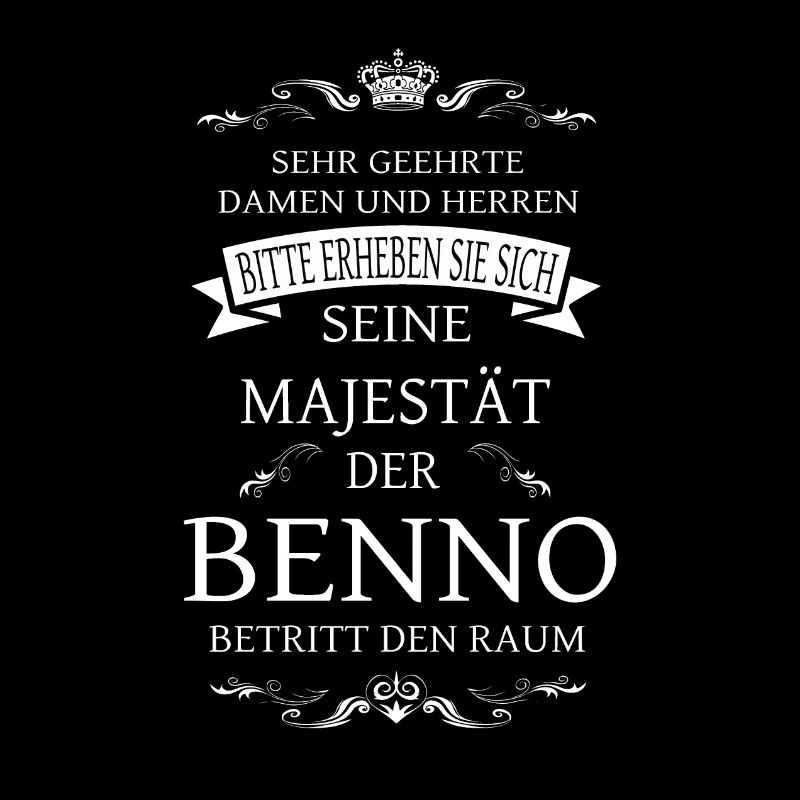Sa Majesté Benno entre dans la pièce