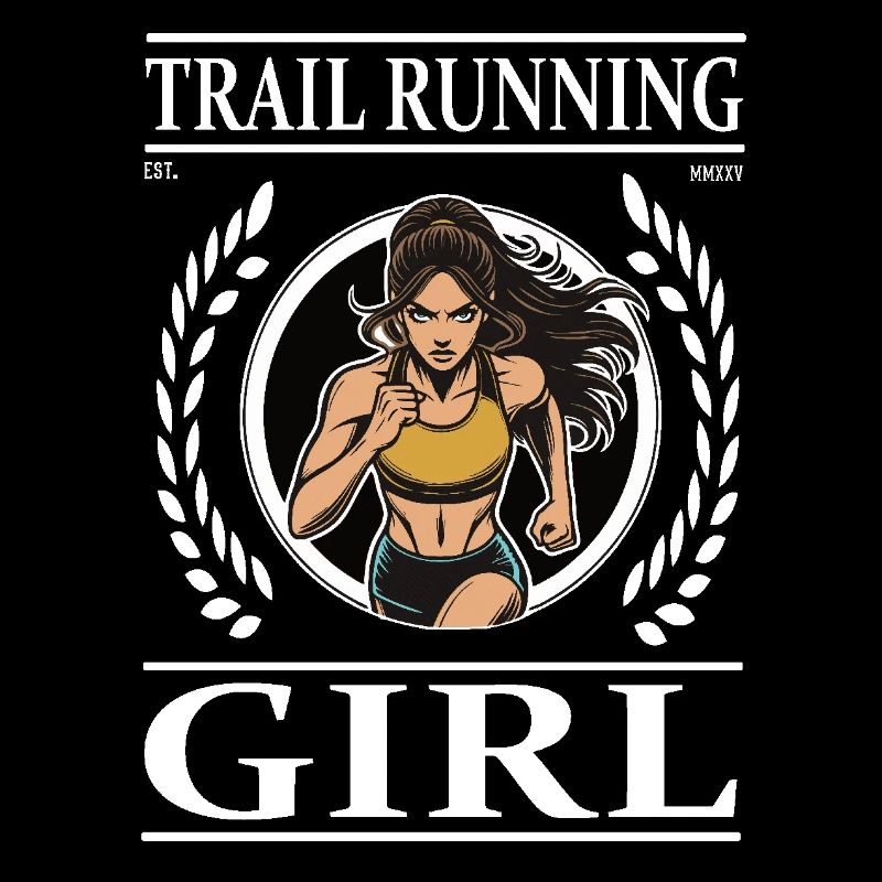 Fille de course sur sentier – La coureuse de la nature