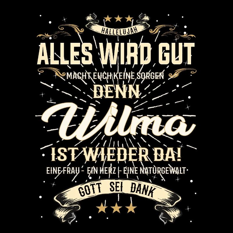 Alles wird gut denn Wilma Ist da Outfit