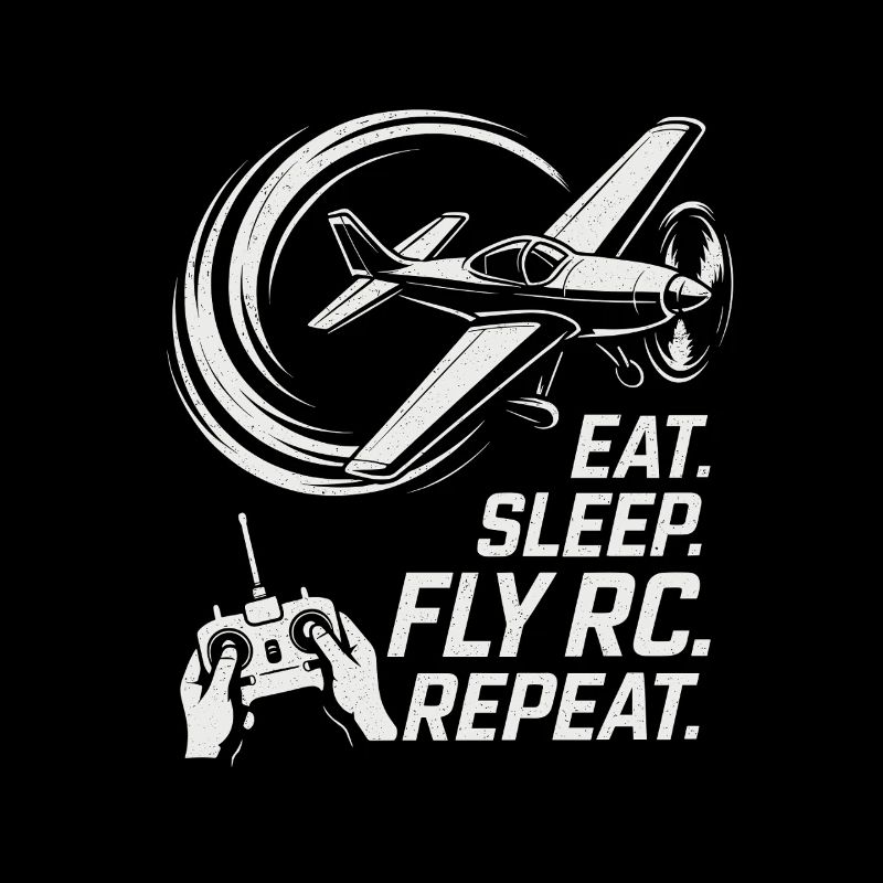 Funny Rc Airplane Saying Fly Rc