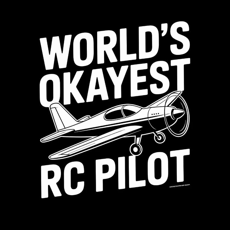 Worlds Okayest RC Pilot Funny RC Plane