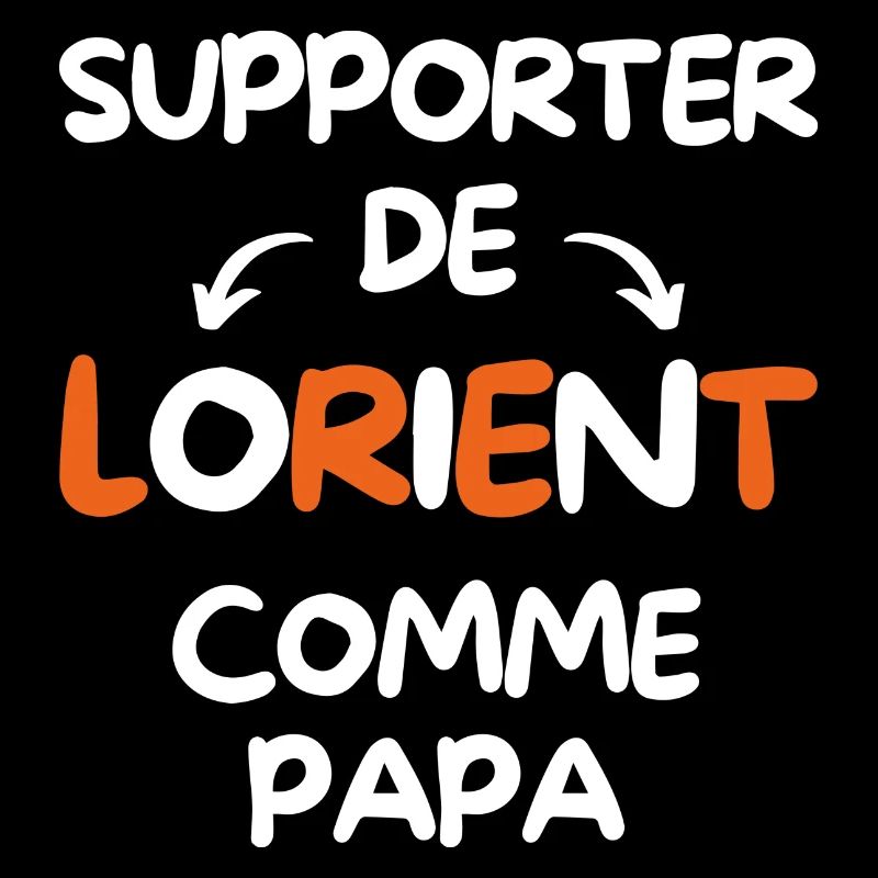 Supporter de Lorient comme papa