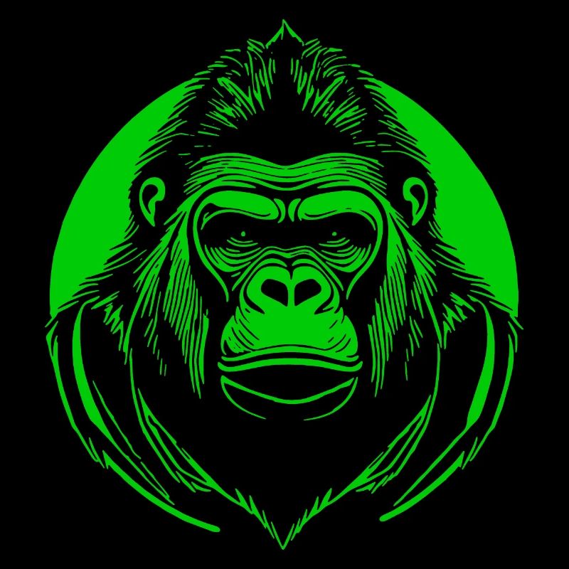 Logo du gorille vert