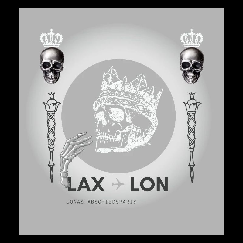 Reisender Skull in Silber
