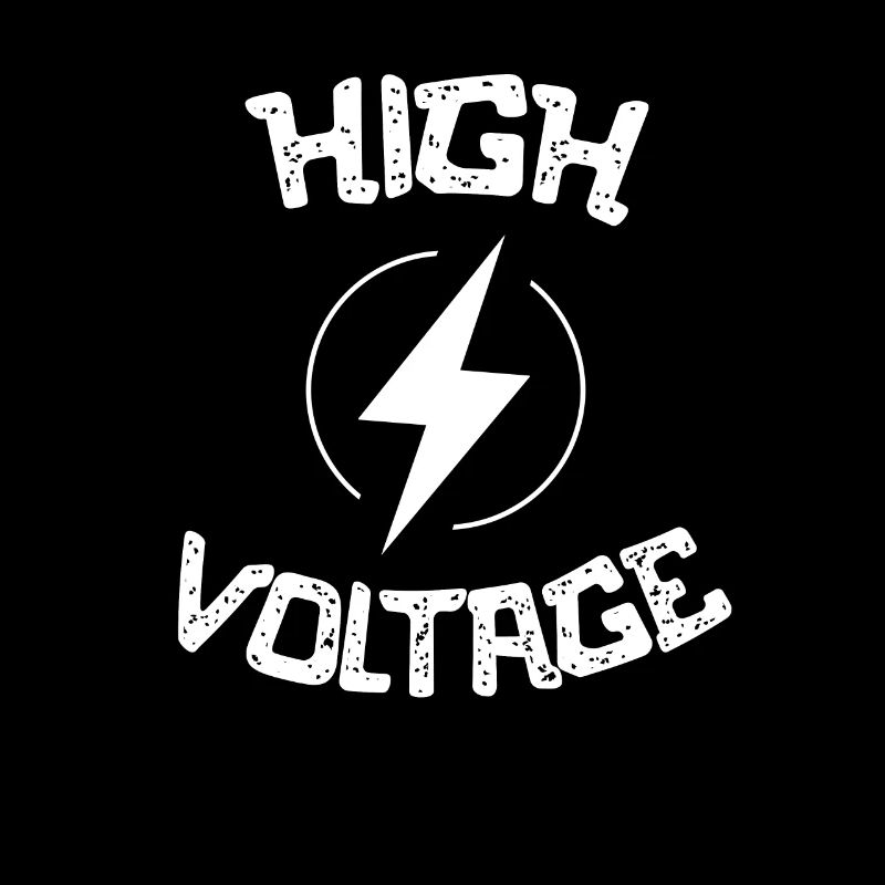 Volt Strom Hochspannung Blitz Gewitter Geschenk