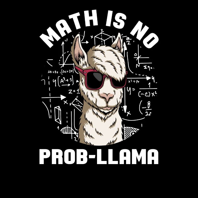 Maths Lama Mathma maths nerd cadeau de maths