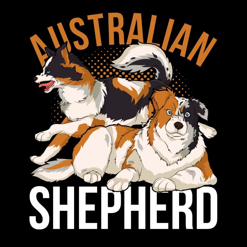 Aussie Hundebesitzer Hund Australian Shepherd