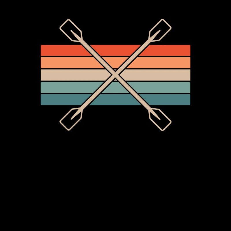 Kayak Paddle Retro