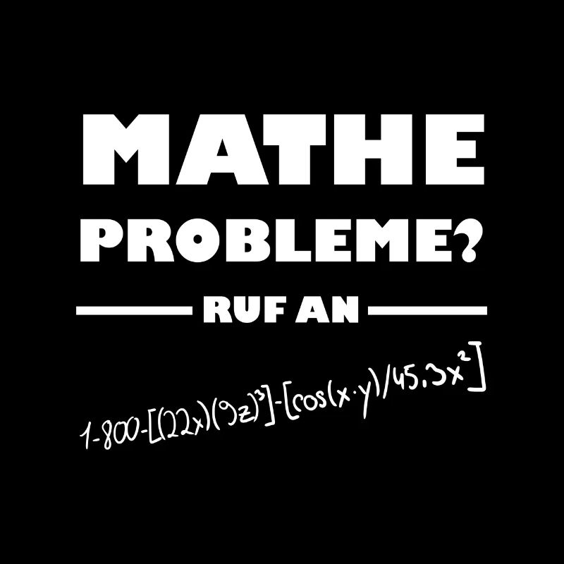 Mathe Probleme - Ruf An!