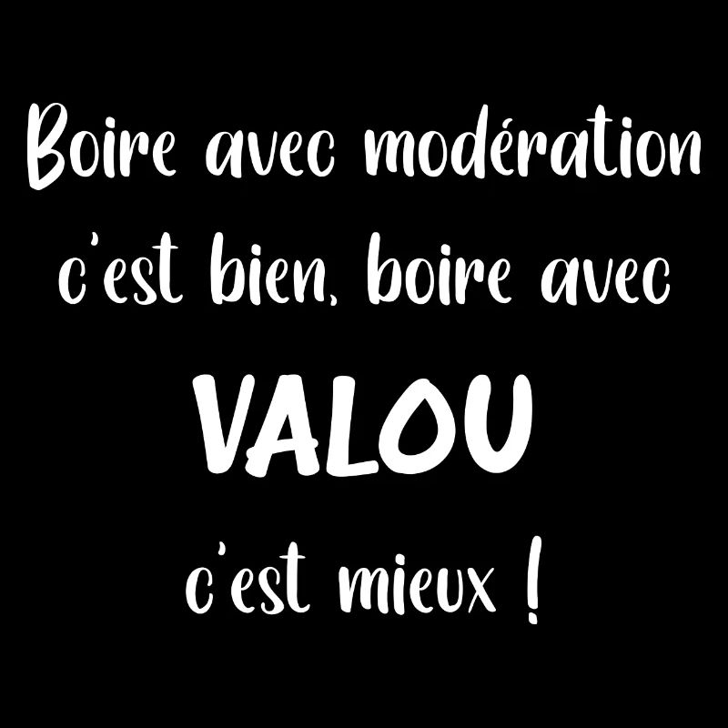 Boire avec valou