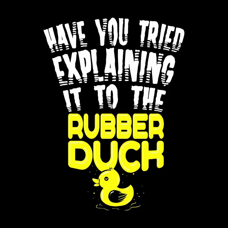 IT Nerd Programmer Developer Humor Rubber Duck