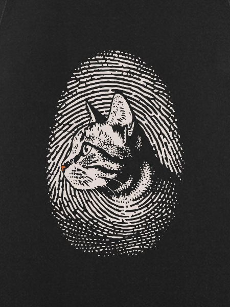 Cat Fingerprint Creative Cat