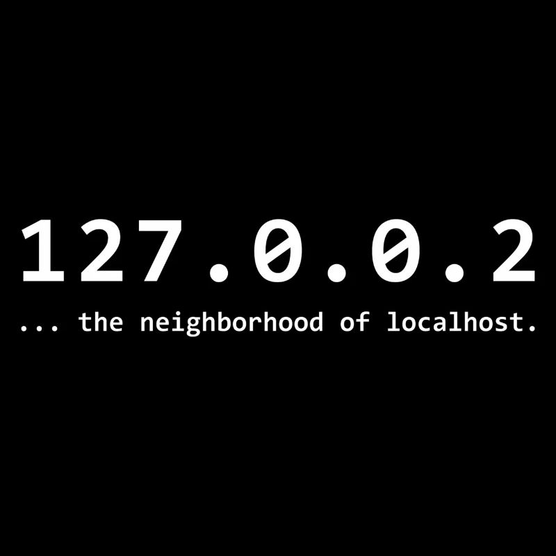 127.0.0.2 - le quartier de localhost (sombre)