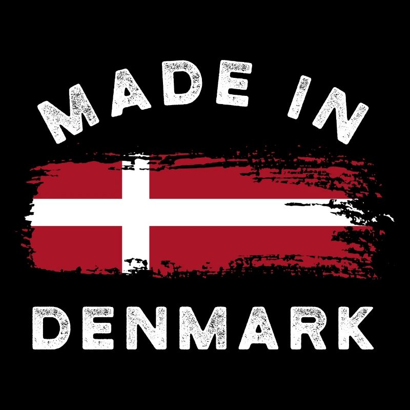 Made in Denmark - Denmark Flag