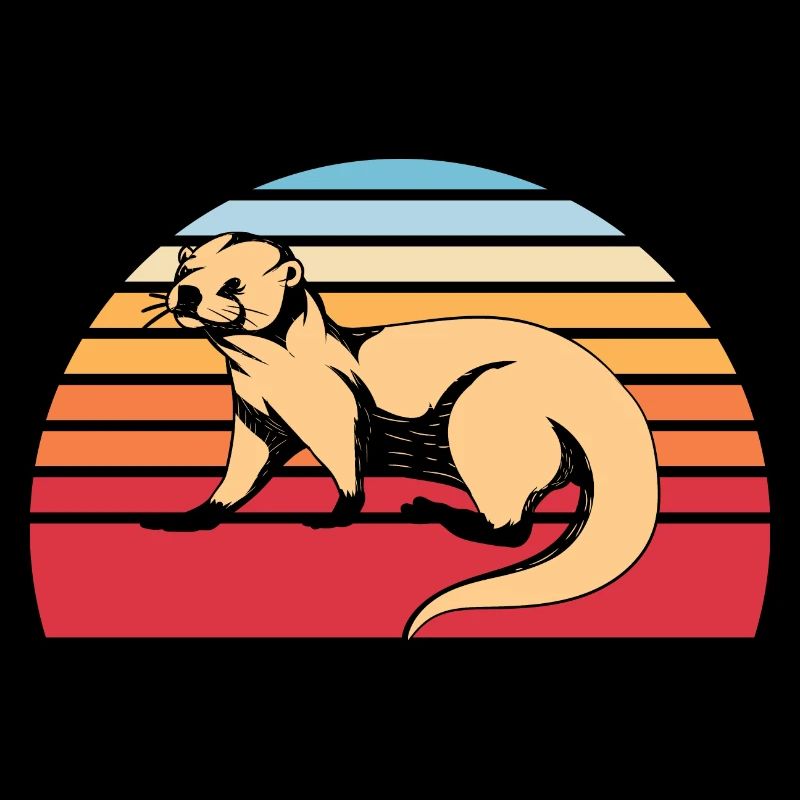 Fischotter Otterliebhaber Geschenk Tier Otter