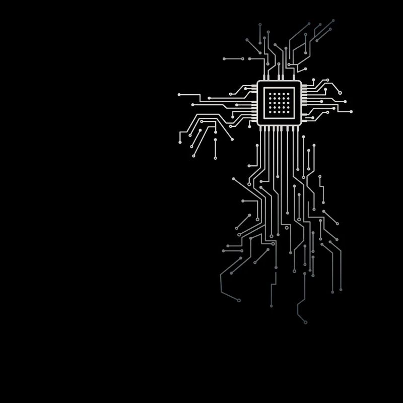 PCB Platinen Layout CPU Herz Computer Admin Nerd