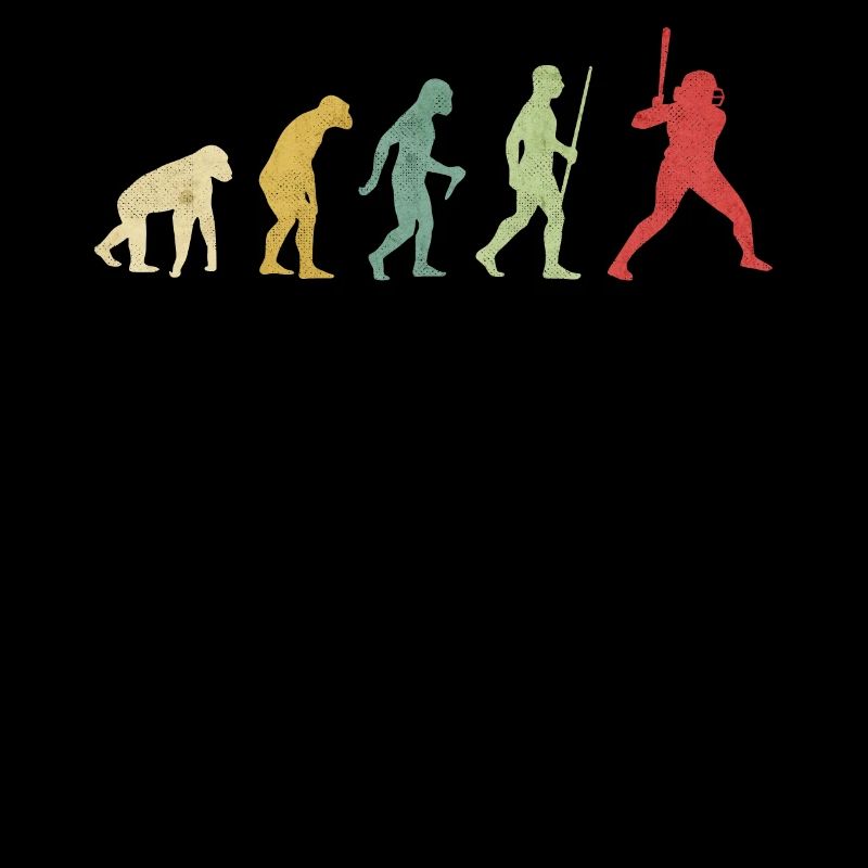 Softball Mädchen Homerun traf Evolution